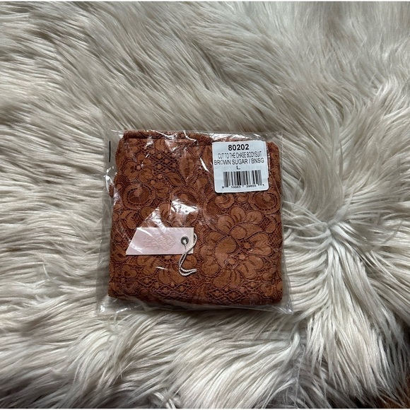 FREE PEOPLE x HAH Cut To The Chase Bodysuit In Brown Sugar - Picture 2 of 3